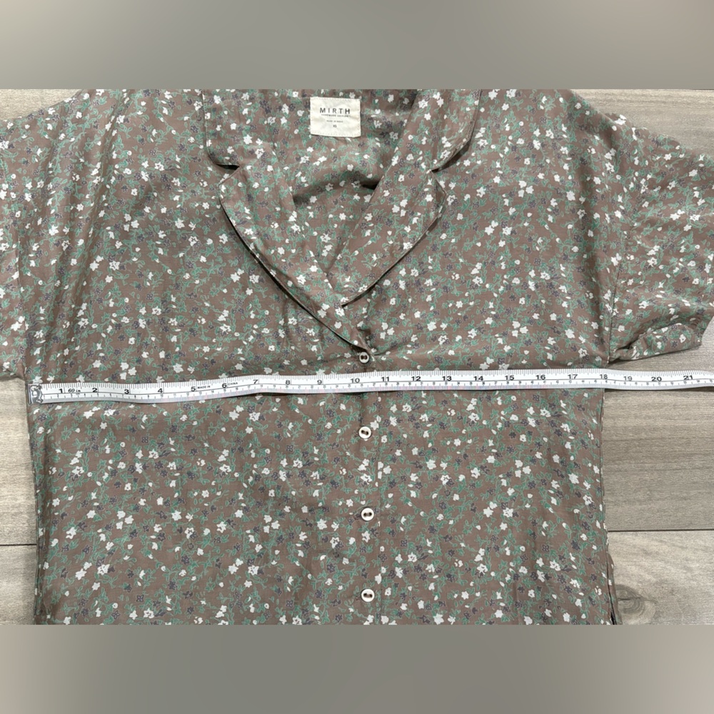 MIRTH Floral Neutrals Print Women's Dress Size XS - Picture 7 of 9